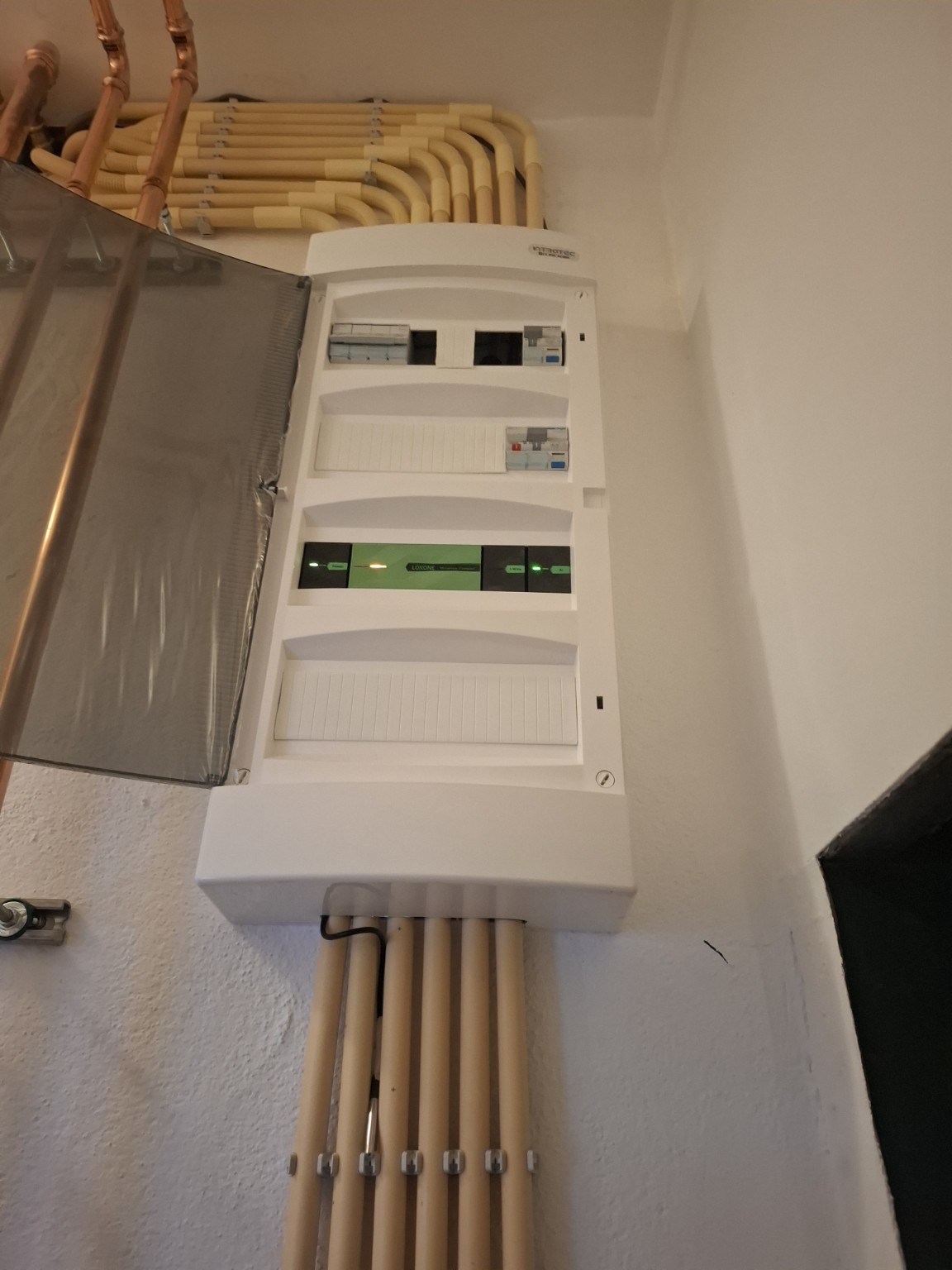 Loxone-regeling in de technische verdeelkast